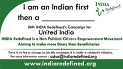 I'm Indian first